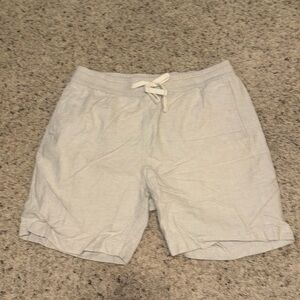 Tan jcrew men’s medium boat shorts